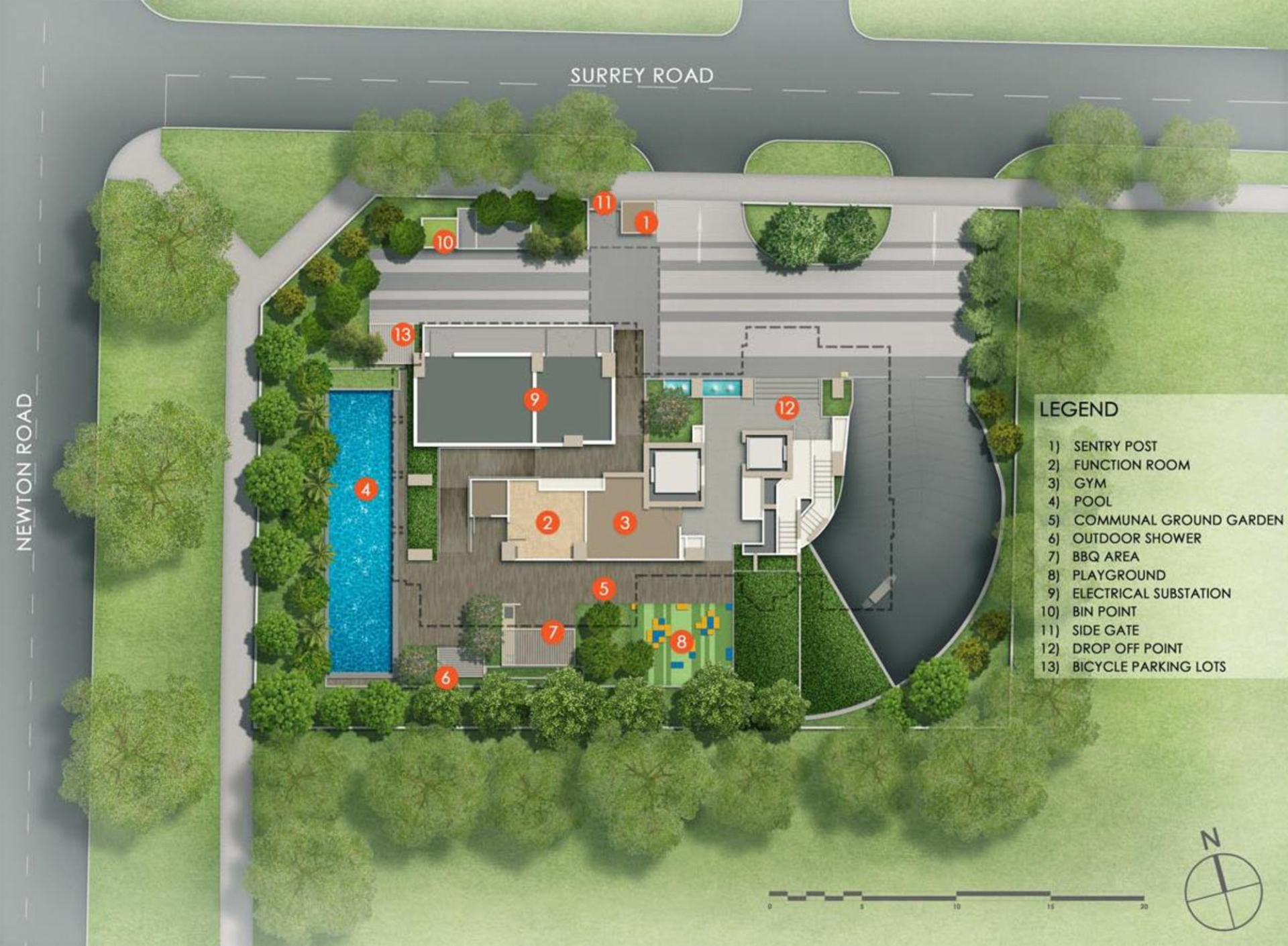 Sanctuary@newton siteplan